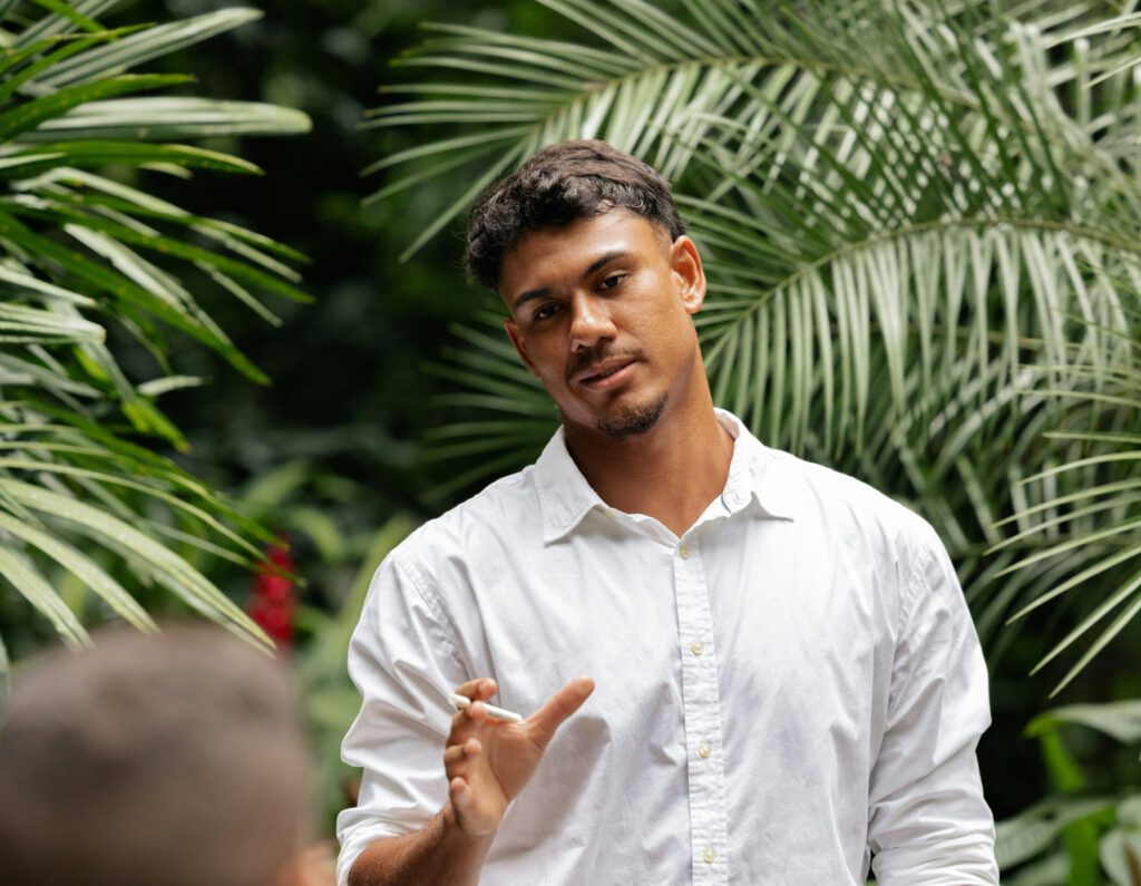 business networking at an event