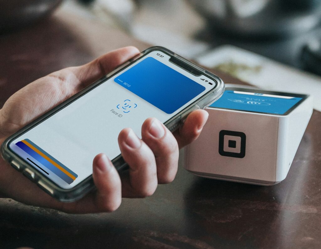 NFC on a phone used to make a payment