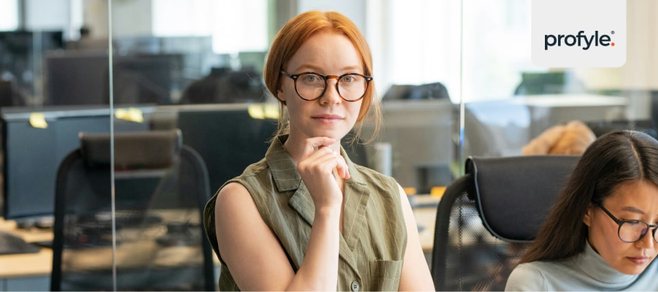 A salesperson thinking about how to close high-value deals