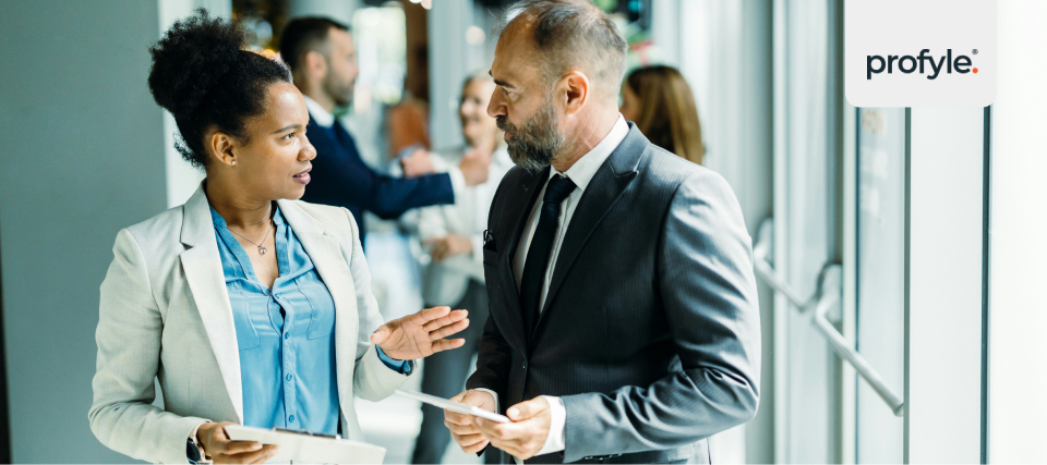 Breaking ice at a networking event