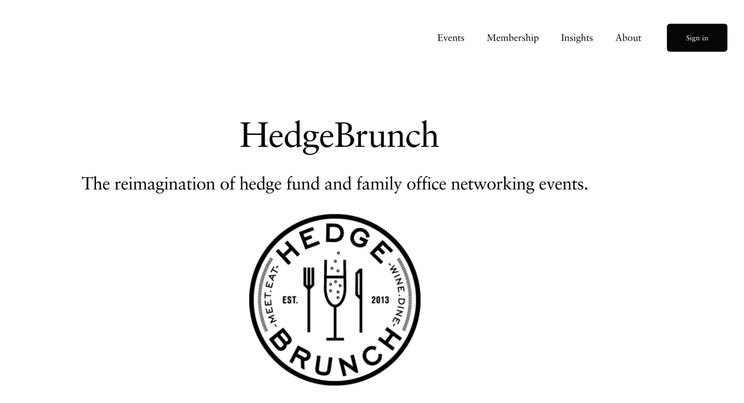 HedgeBrunch series of financial networking events in London
