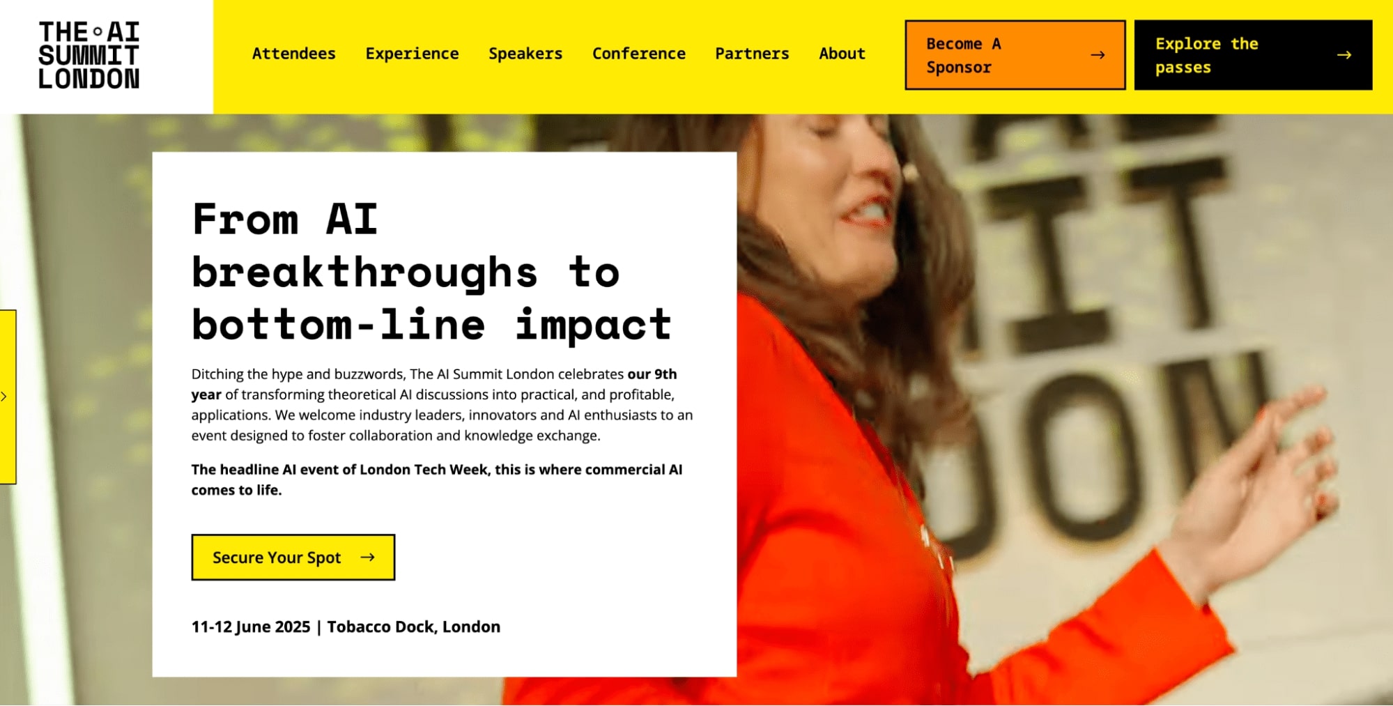 AI Summit Tech Event in London