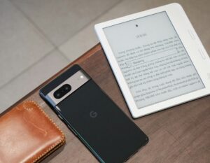 An android device with a wallet