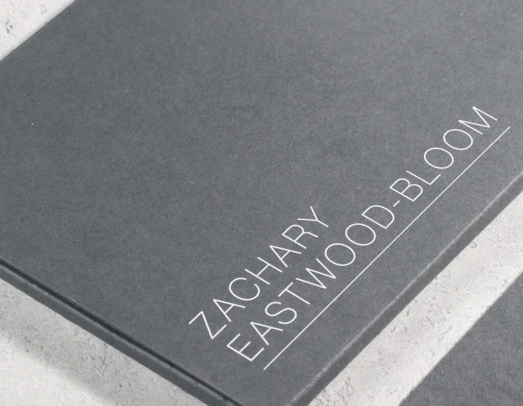 A business card