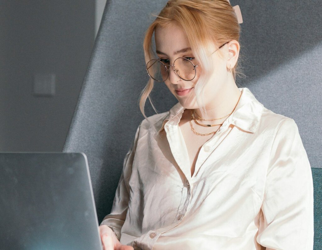 a marketer working on branding