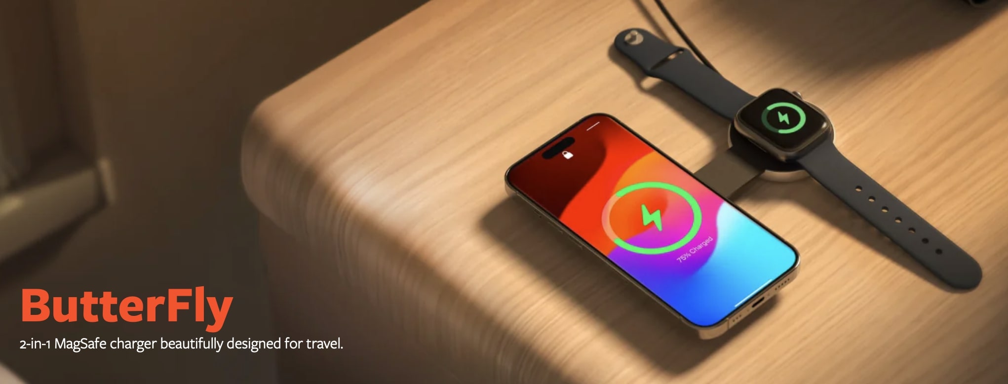 A charger as a business travel gift