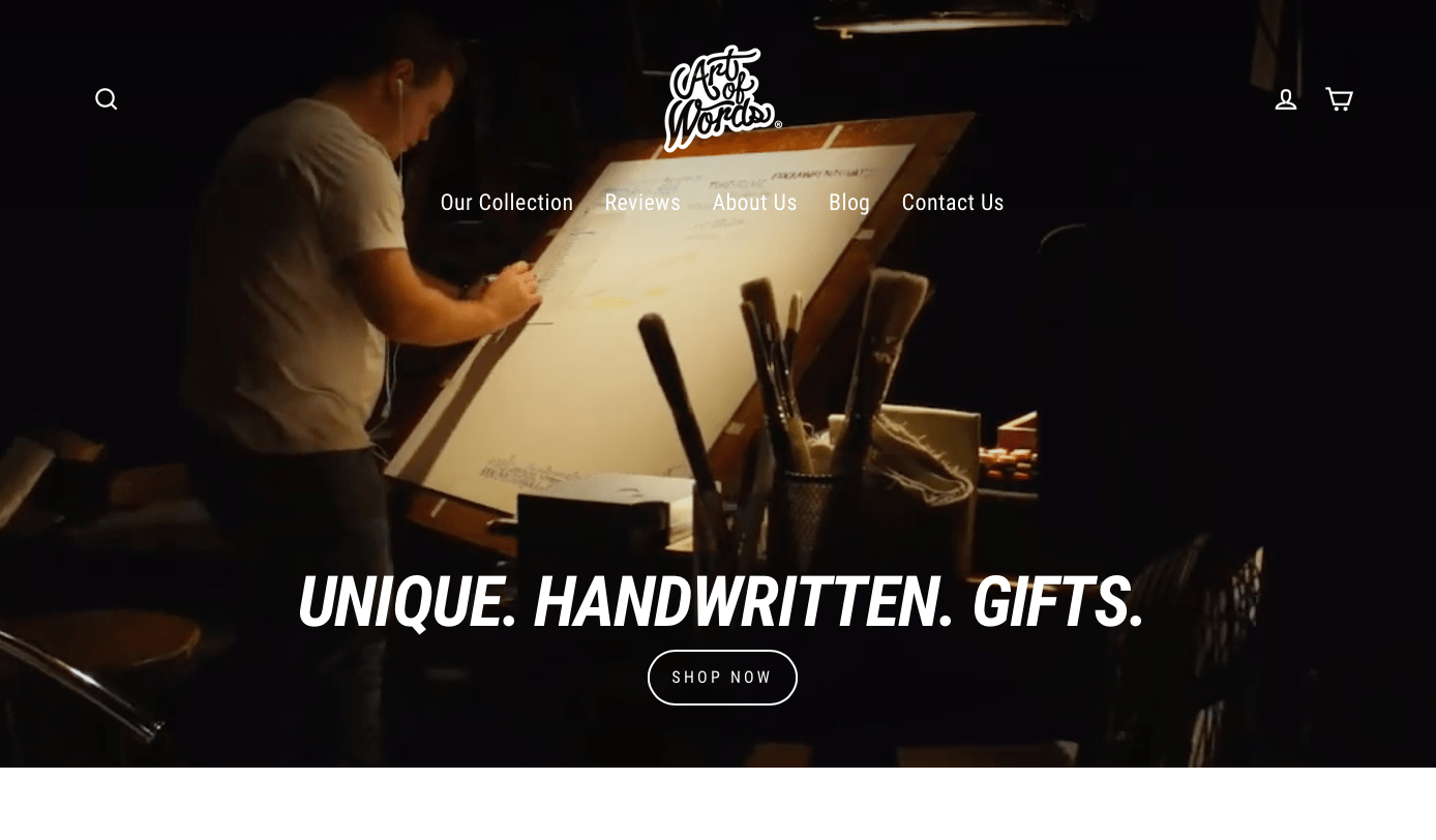 Handwritten gifts