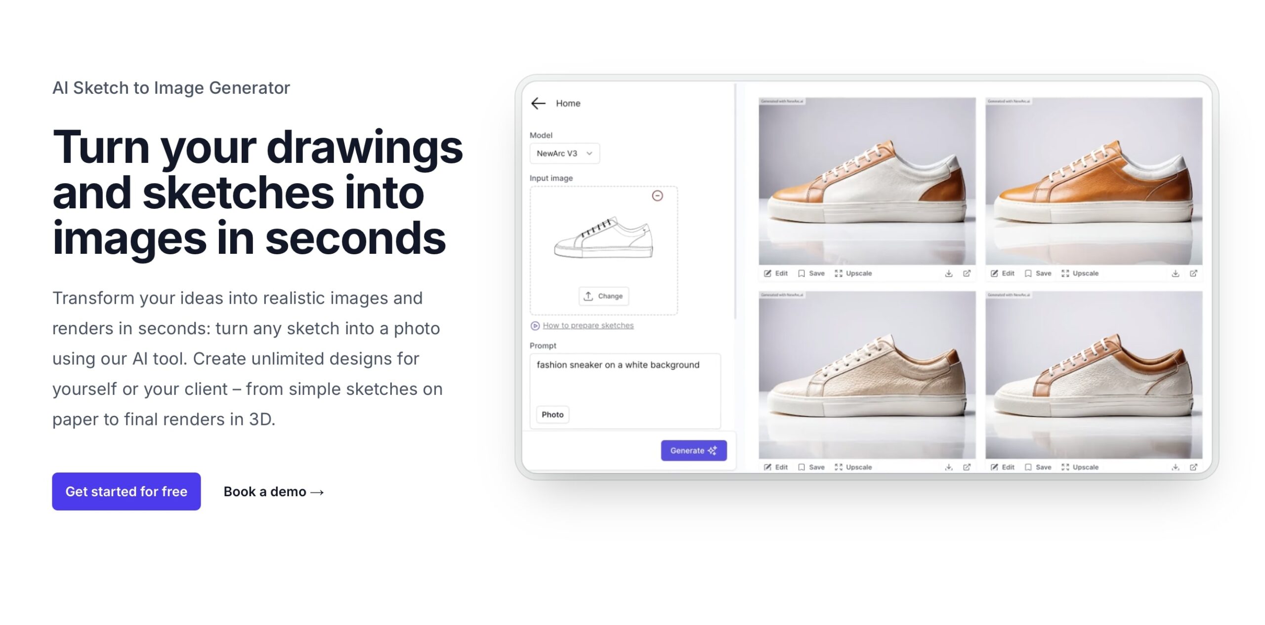 You can create art from your sketches
