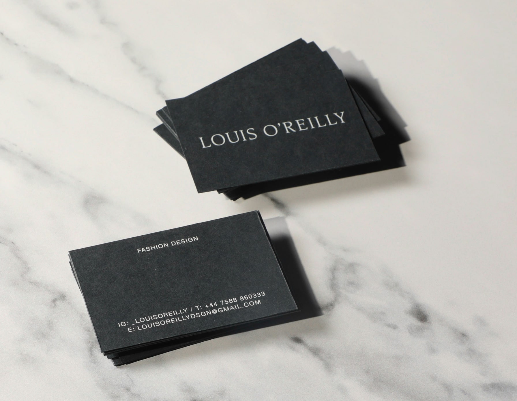 A business card ready to be scanned with an app