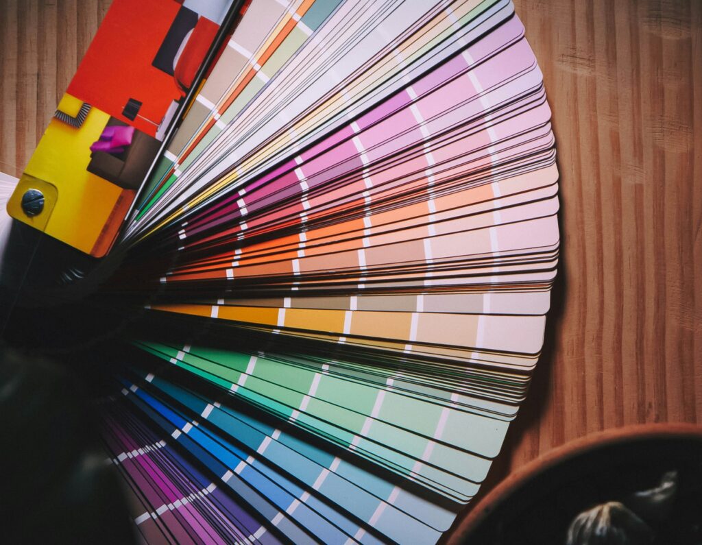 A colour palette