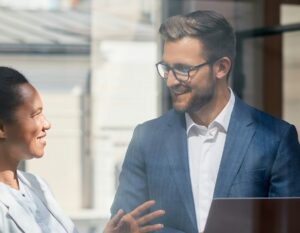 A business meeting during which you could use NFC business cards