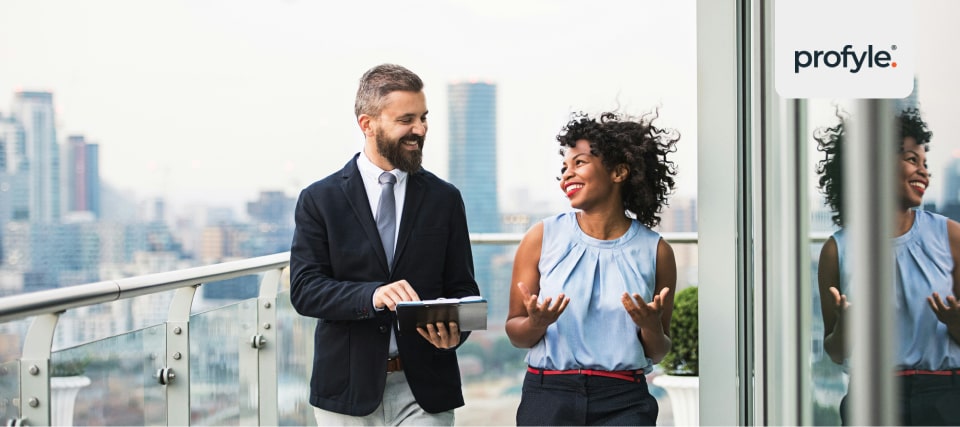 happy businesspeople