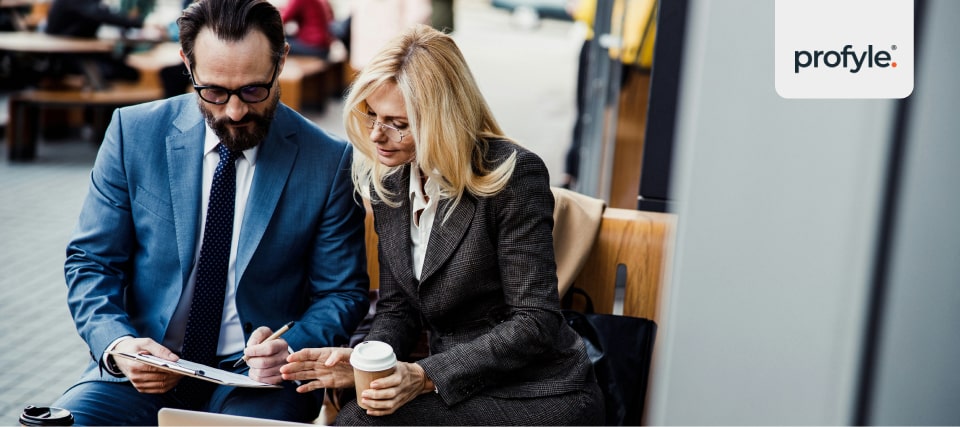 a business discussion