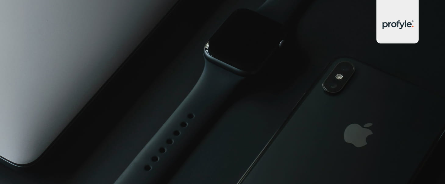 iPhone with a smartwatch