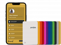 gold digital business card